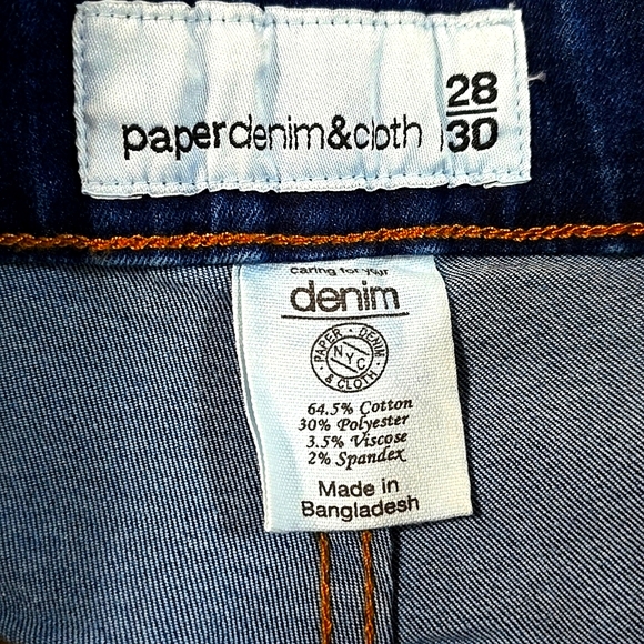 Men's Blue Denim Stretch & Skinny Fit Size 28/30 - Picture 6 of 8